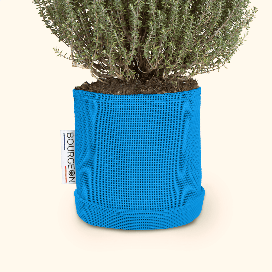 Soucoupe étanche premium - Bourgeon - Pour pot ∅15cm - Bleu